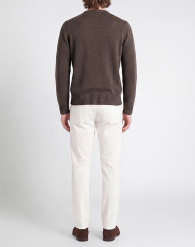 Man Sweater Taupe Size 38 Wool, Silk, Cashmere