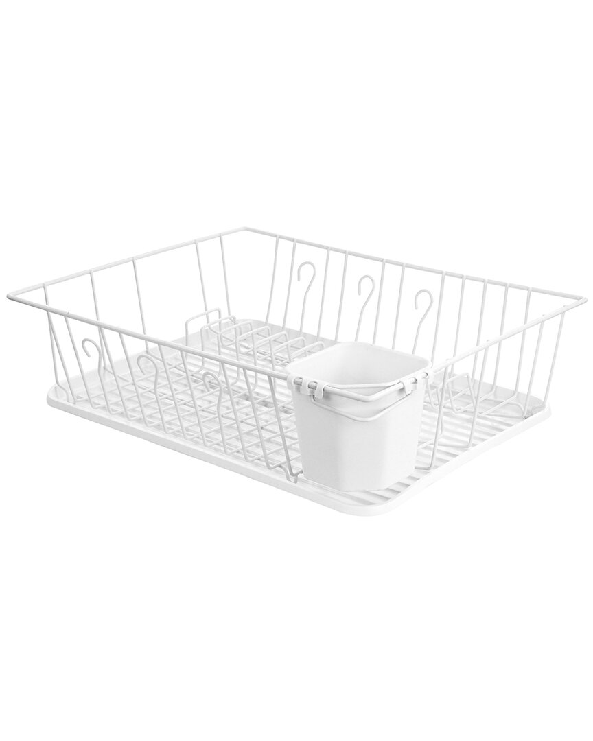 17.5in Single Level Dish Rack with 14 Plate Positioners