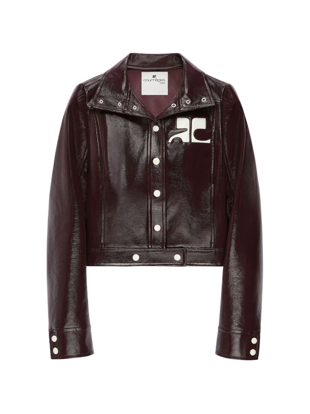 Vinyl Jacket — Burgundy