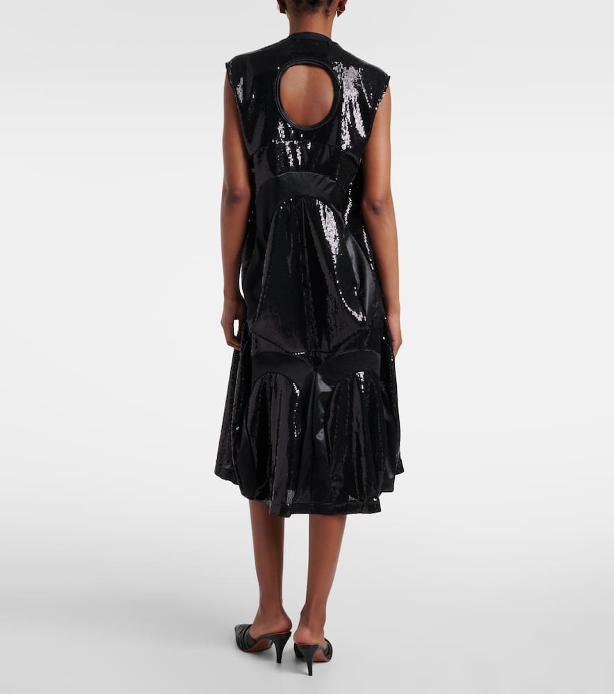 Sequined midi dress