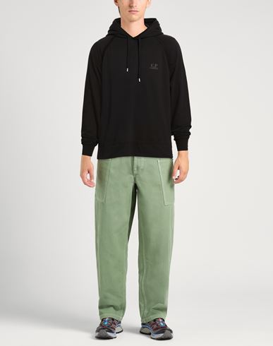 C. p. Company Man Sweatshirt Black Size M Cotton