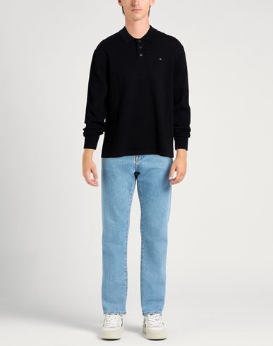 Man Sweater Black Size L Cotton, Modal, Polyamide, Elastane