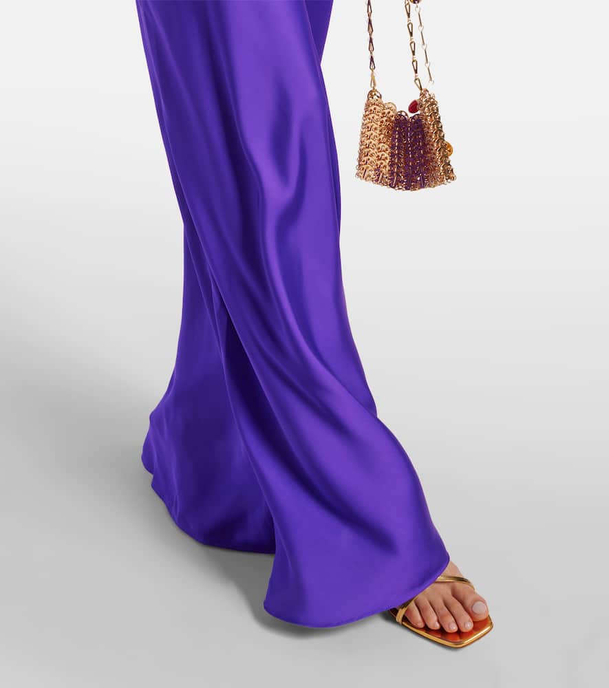 Chain-detail maxi skirt