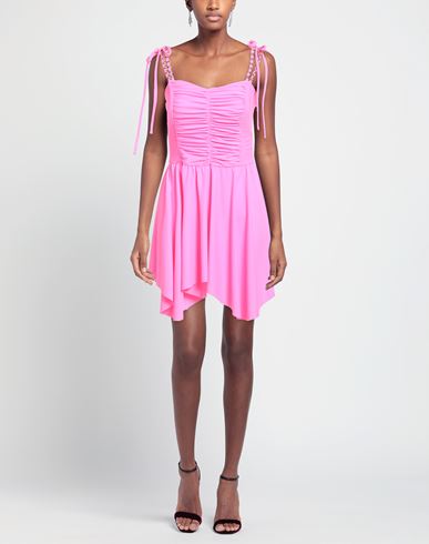 House Of Amen Woman Mini dress Fuchsia Size 6 Polyamide, Elastane