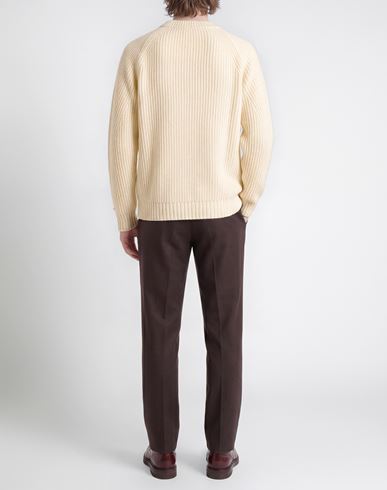 Man Sweater Cream Size S Wool