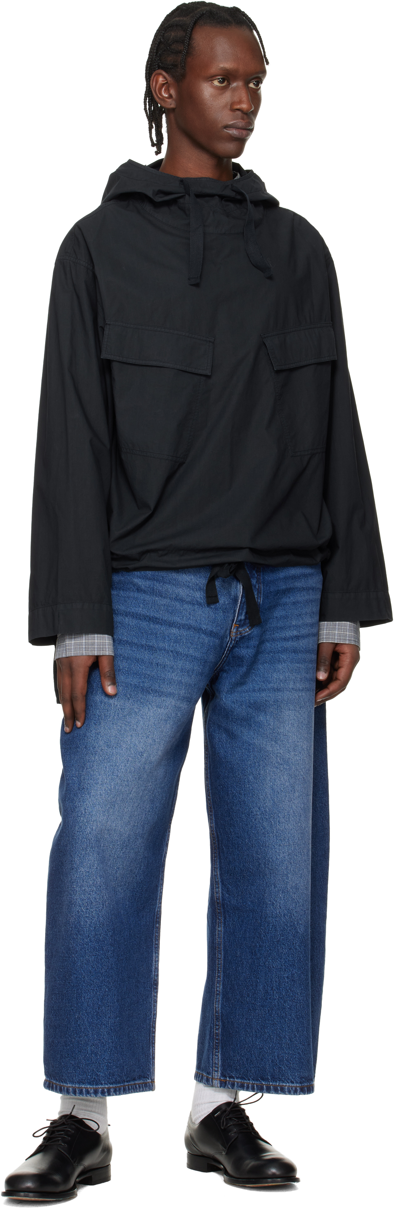 Navy Aaron Levine Edition Kirby Popover Jacket