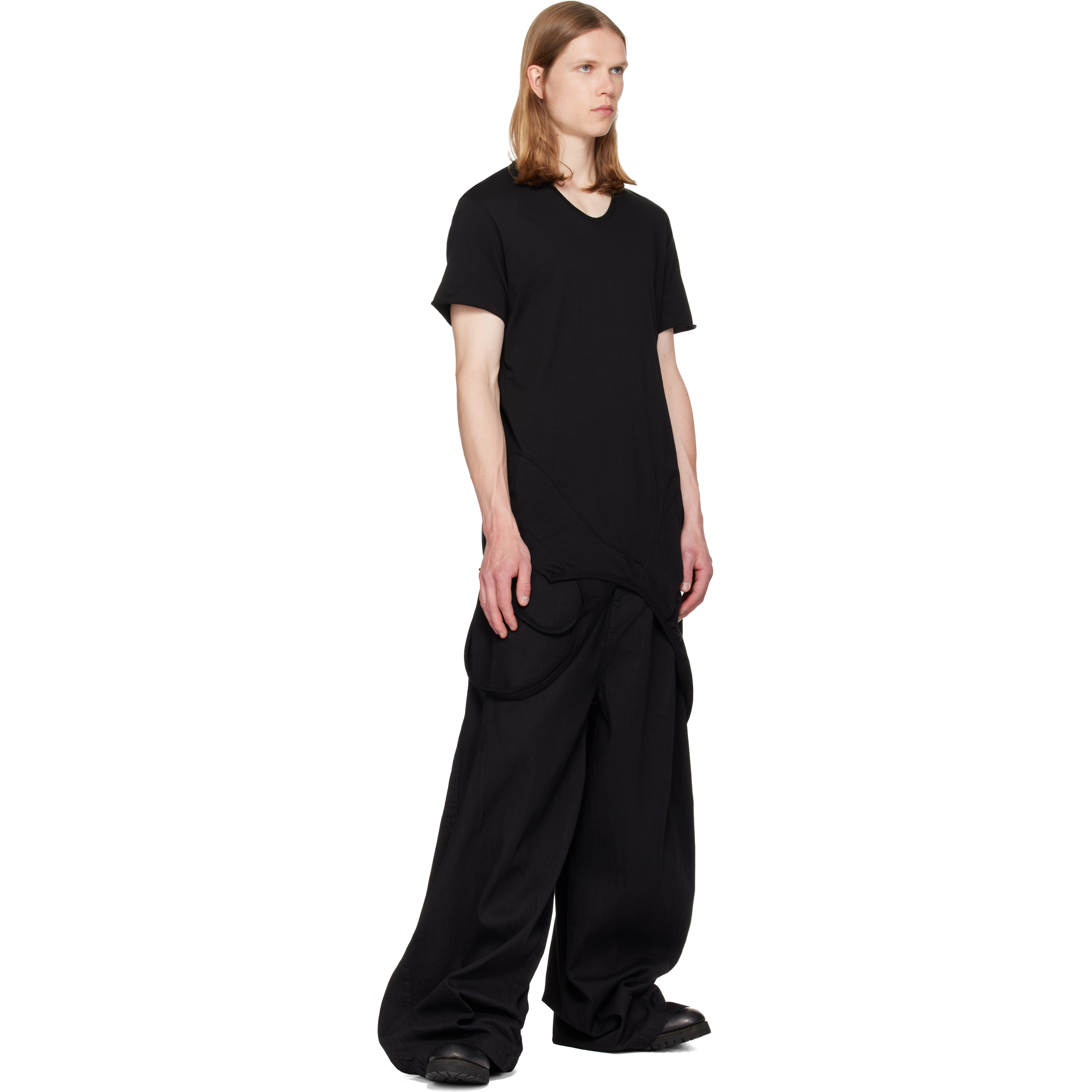 Black Loots Half Sleeve T-shirt