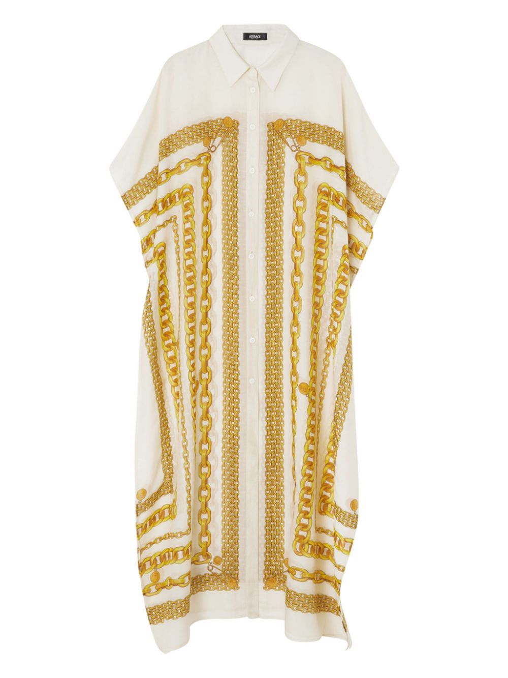 Chain-link print cover-up - Neutrals