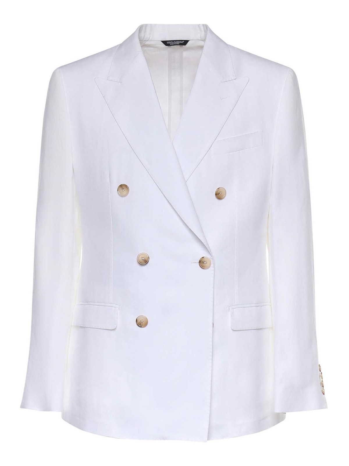 Double-breasted Linen Jacket