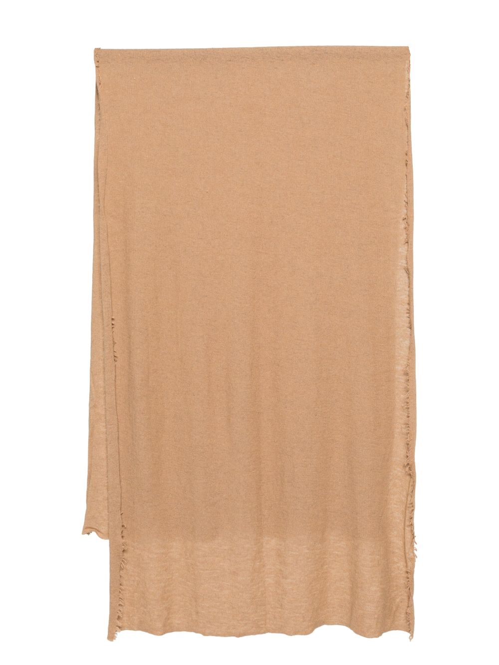 Cashmere blend scarf - Brown