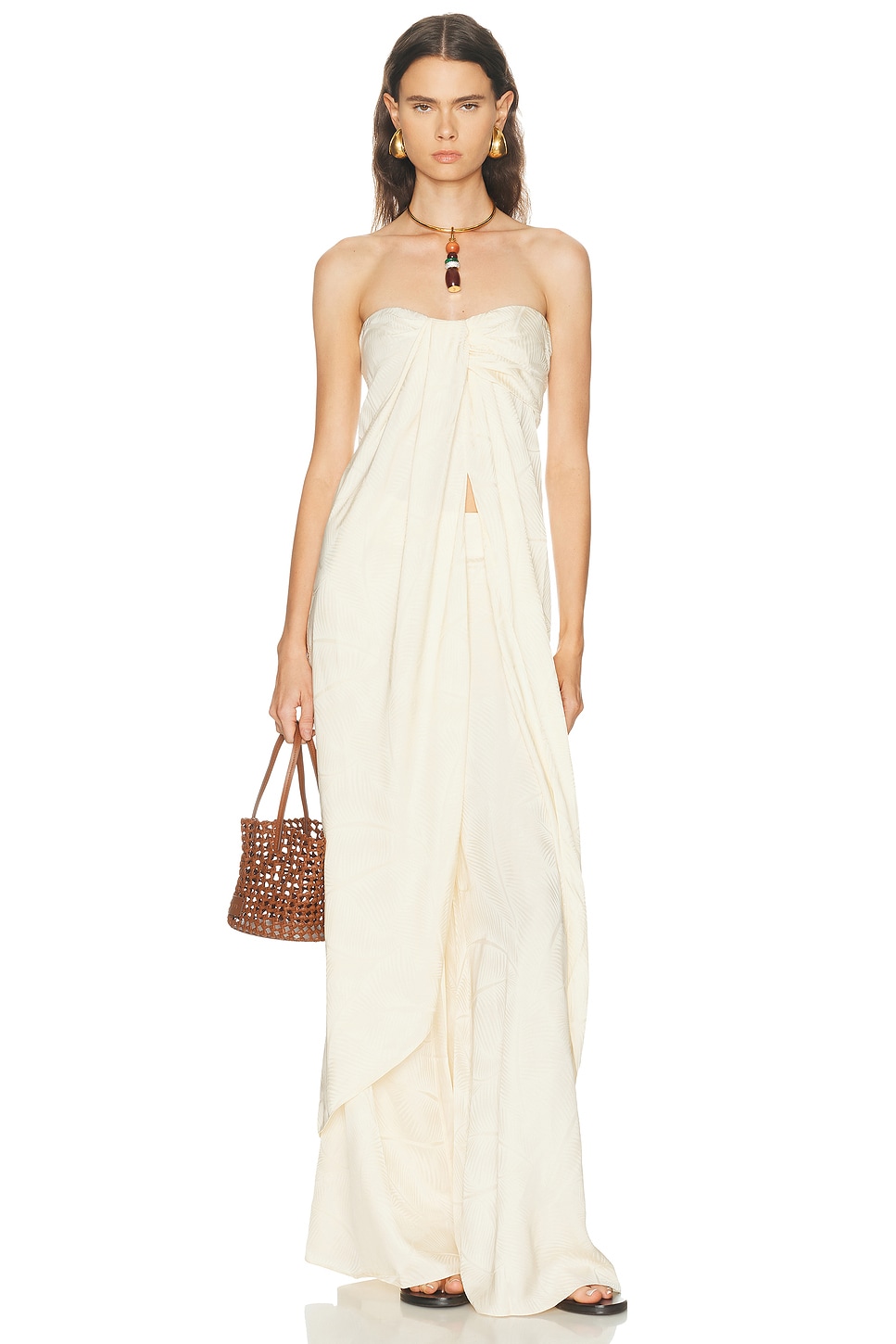 Johanna Ortiz Graceful Top in Ecru - Cream. 0 also , 4