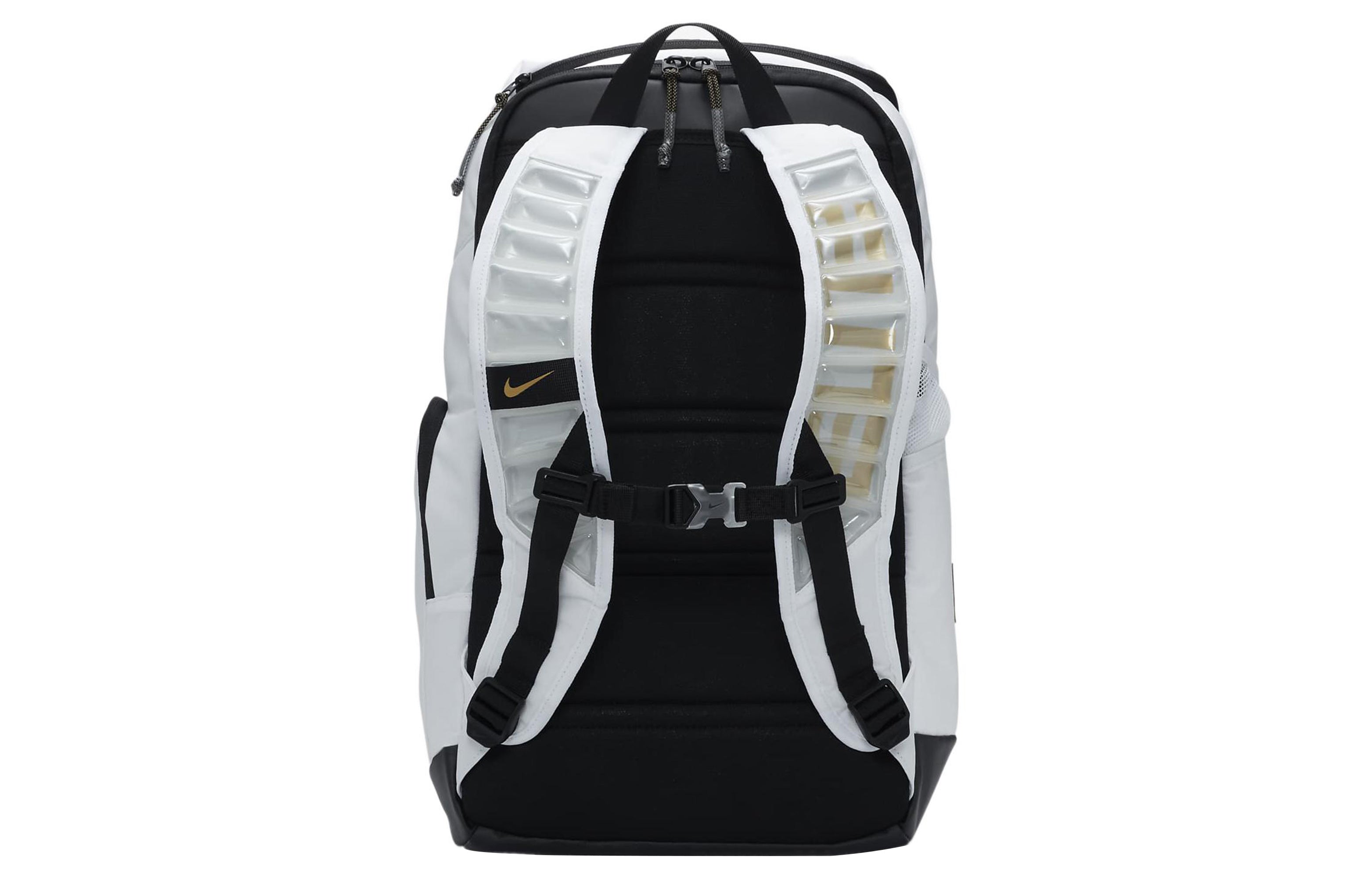 Hoops Elite Backpack 32L 'White Black Gold'