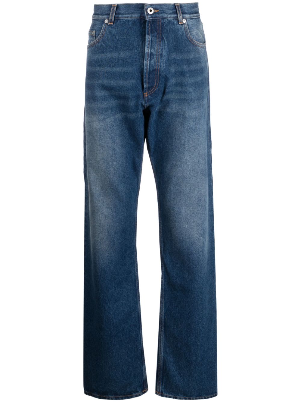 Loose-fit straight-leg jeans - Blue
