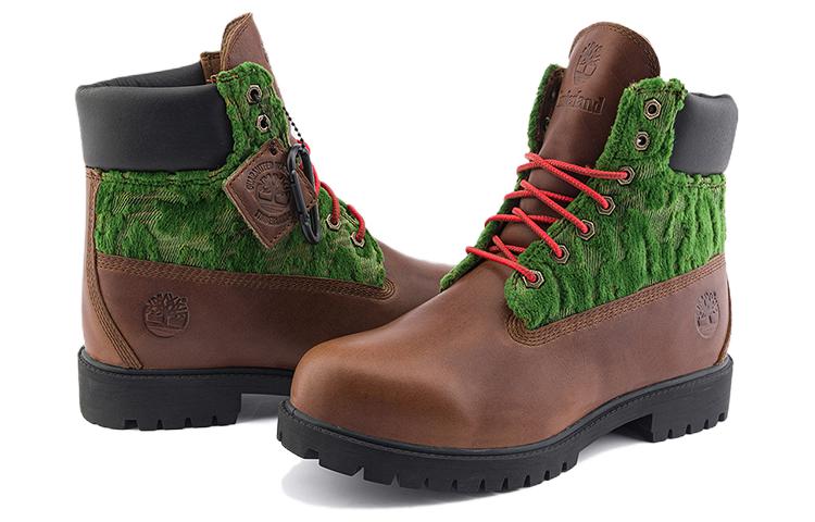Heritage Black Pioneers 6 Inch Waterproof Boots 'Medium Brown Full Grain'