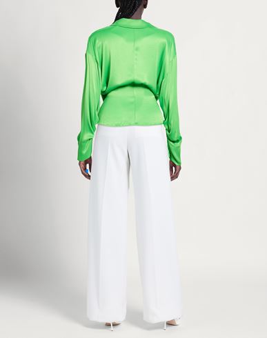 Woman Shirt Lime green Size 10 Viscose