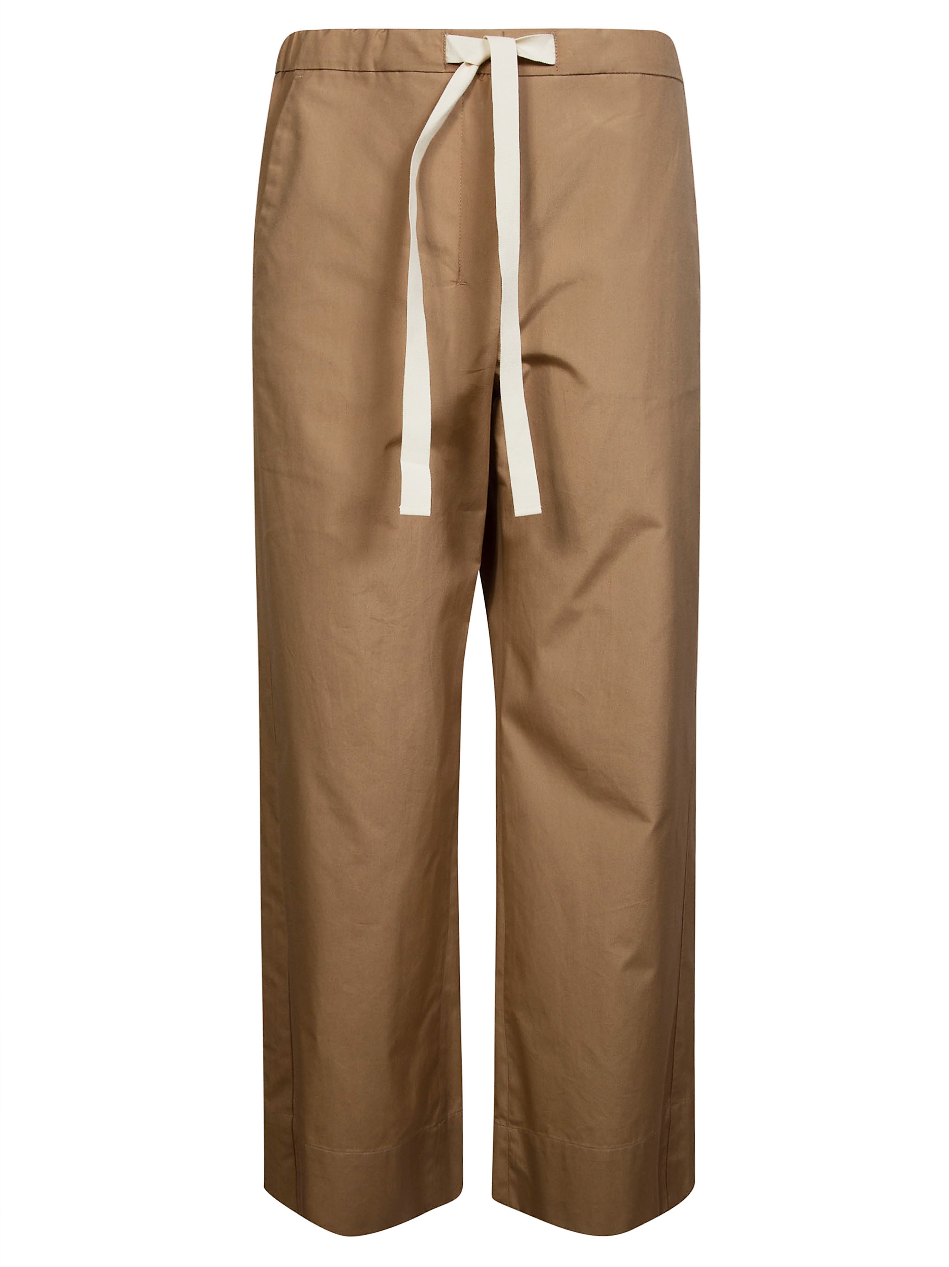 Chic Trousers with Drawstring Detail