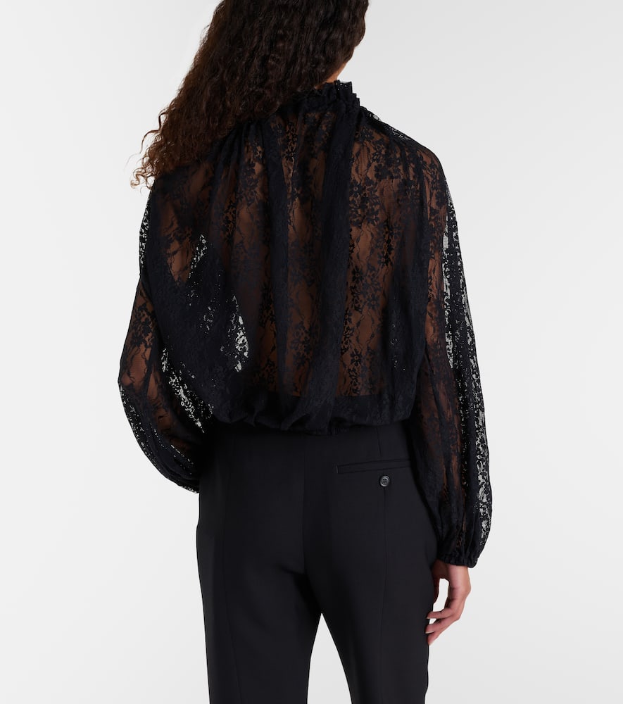 Floral lace blouse