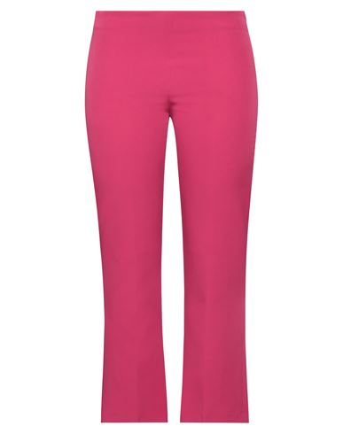 Woman Pants Fuchsia Size 10 Polyester, Elastane