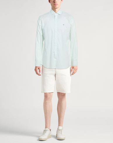 Man Shirt Green Size M Cotton