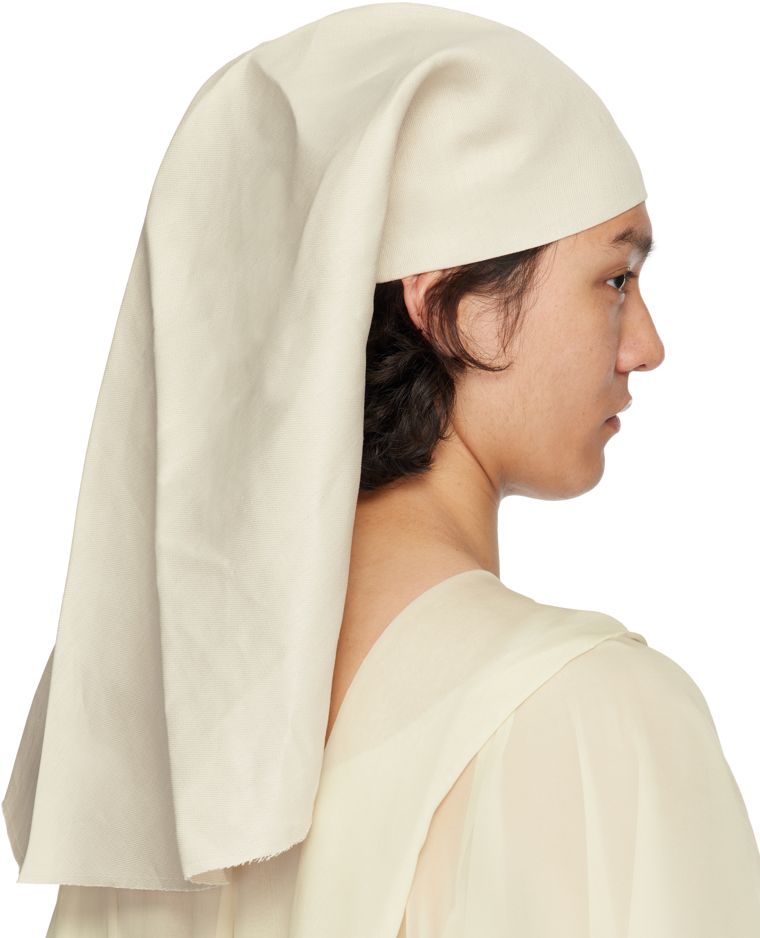 Rick Owens Off-White Hollywood Wig Hat