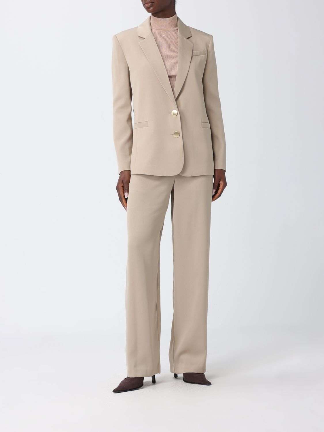Pants Woman color Sand
