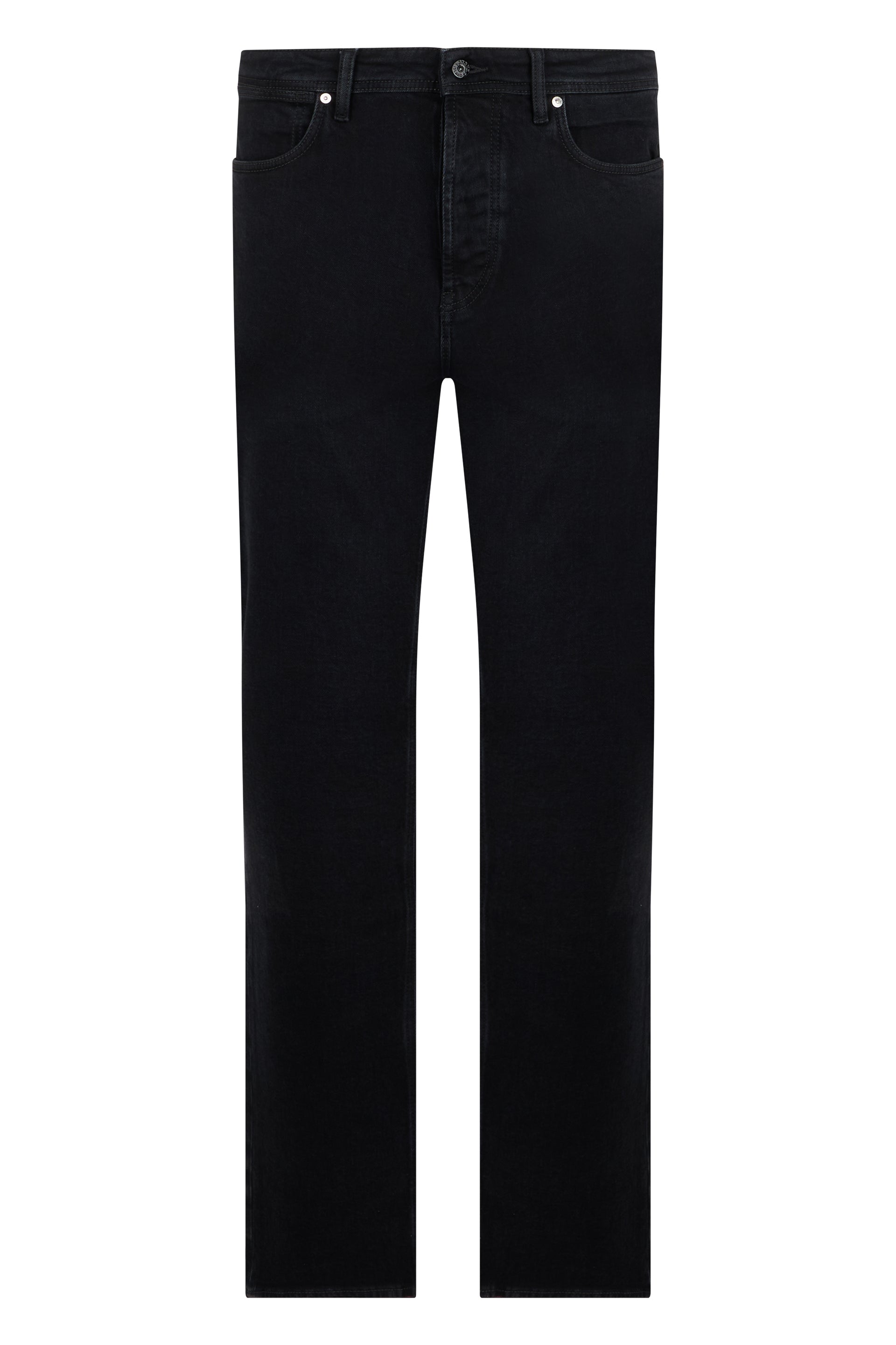 Classic Fit Straight Cut Denim Pants