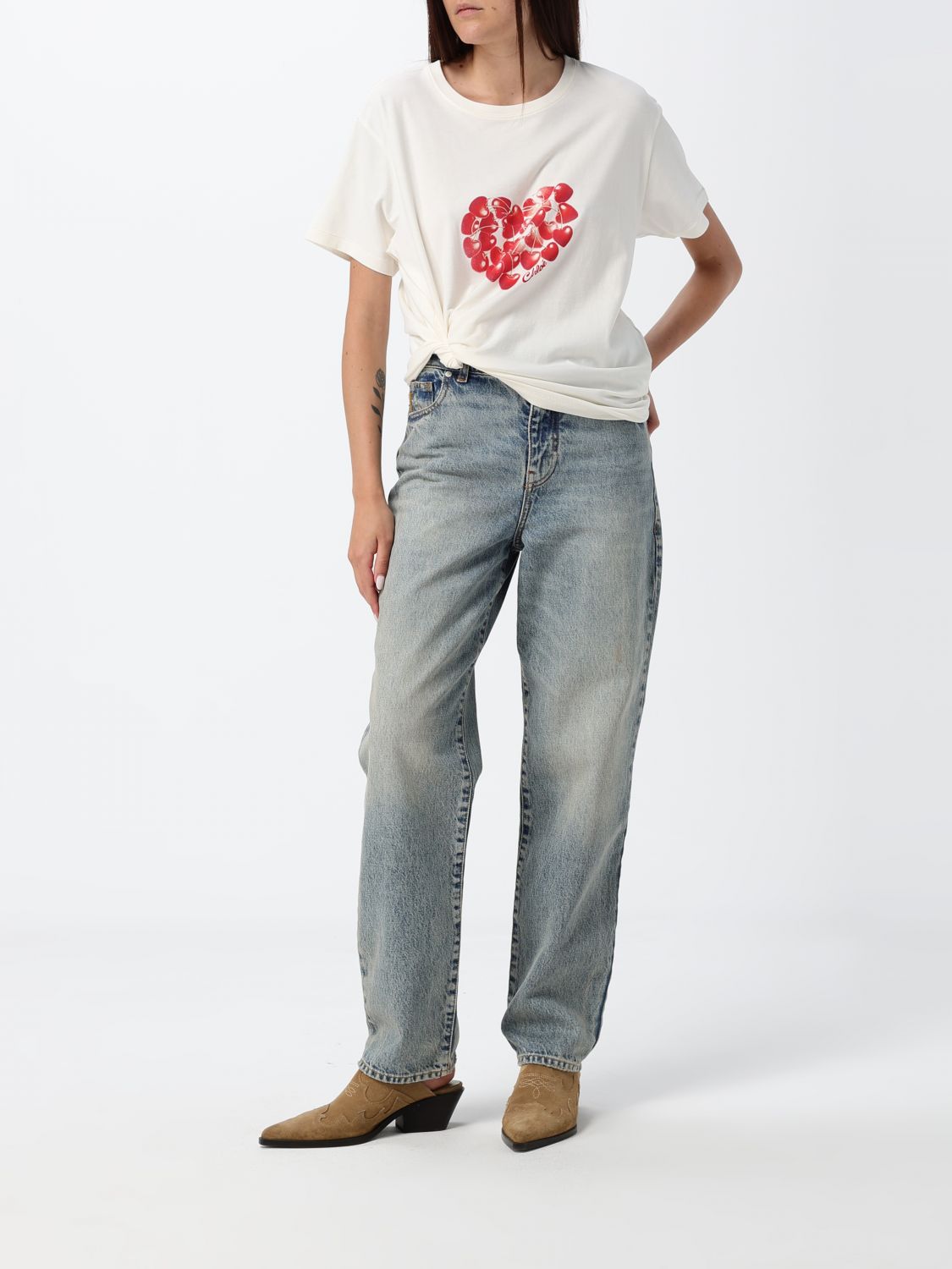 CHLOÉ T-Shirt Woman color Milk