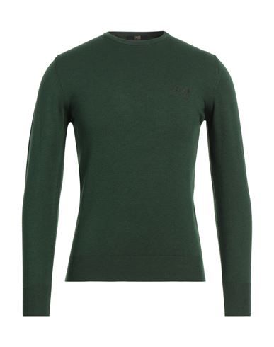 Cavalli Class Man Sweater Emerald green Size XXL Viscose, Polyester, Polyamide