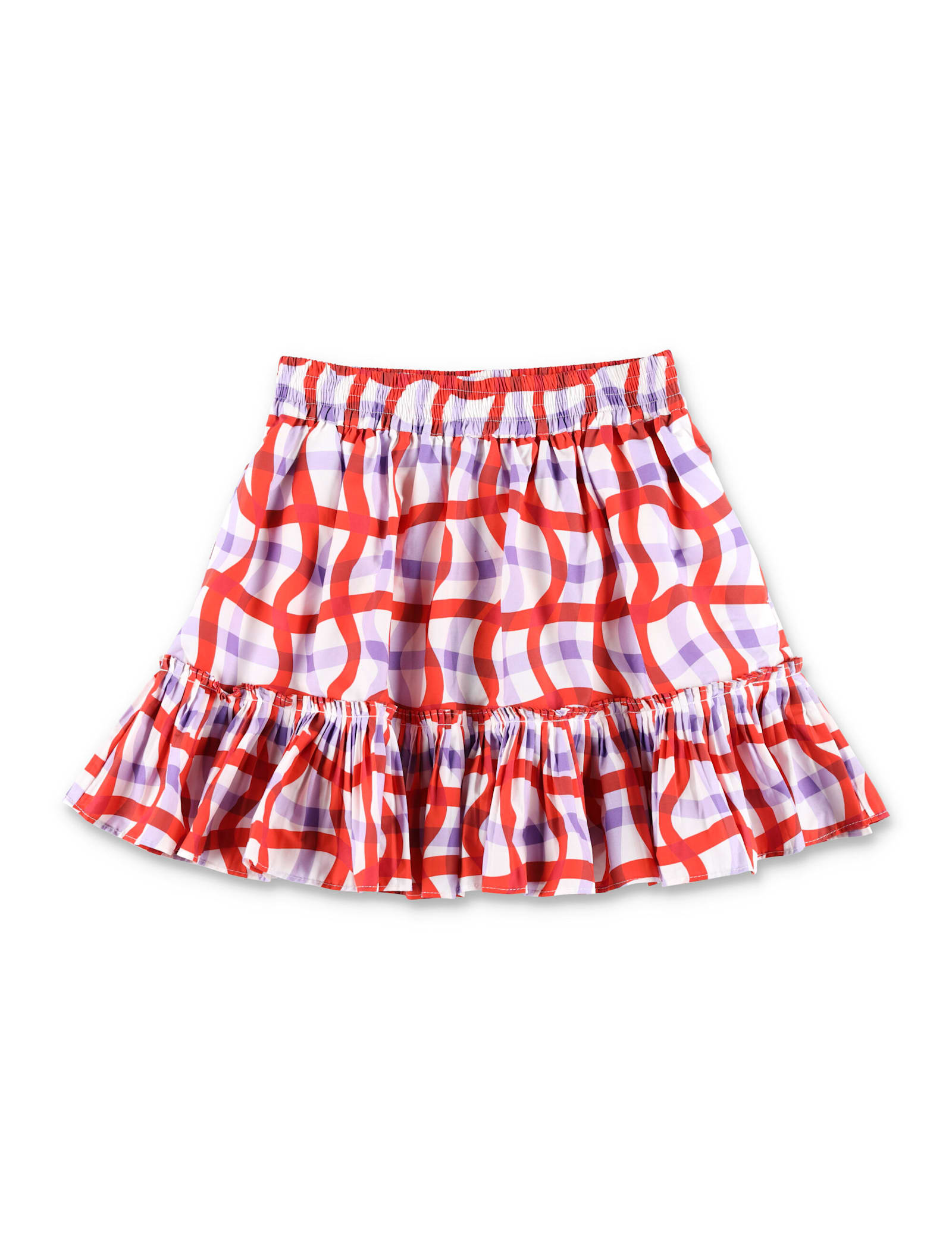 Kid - Check Print Skirt