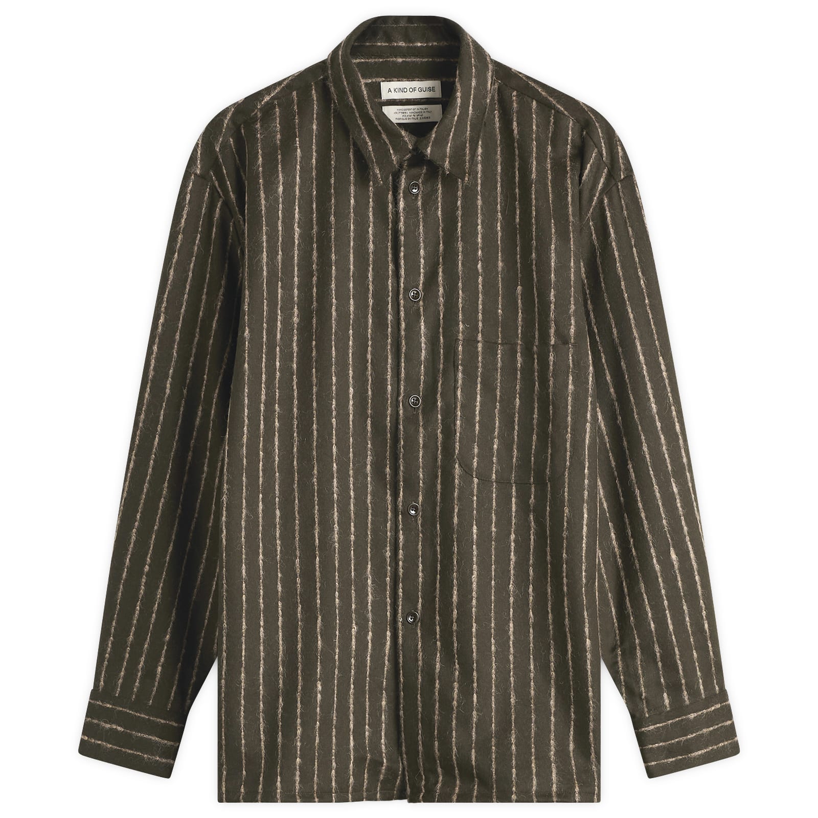 Men's Gusto Shirt Salmon Stripe