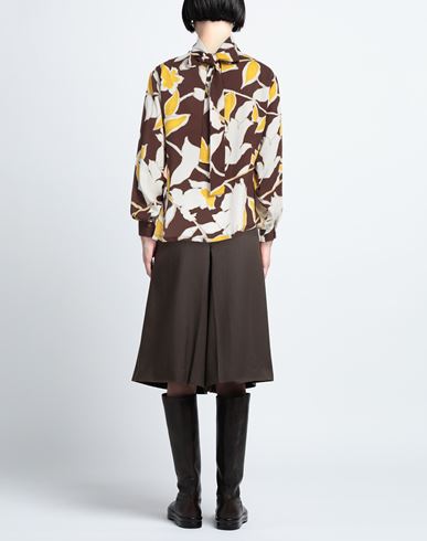 Malìparmi Woman Top Brown Size 8 Viscose