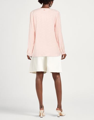 Woman Shirt Light pink Size L Viscose