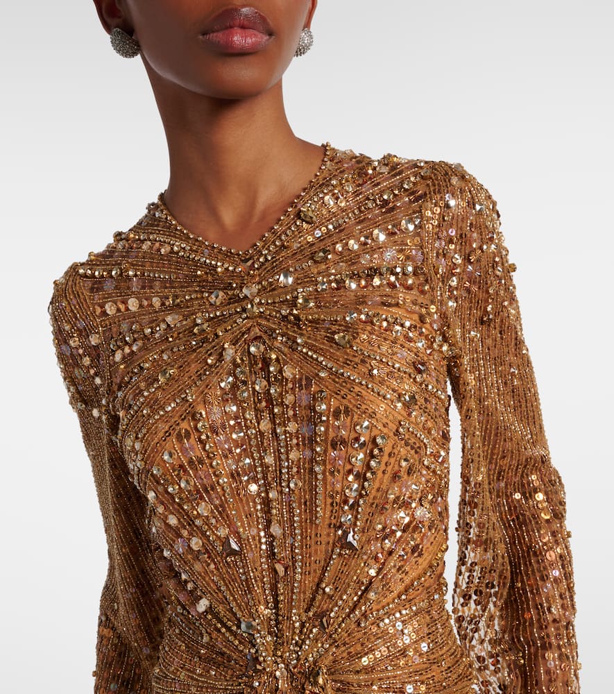 Anja embellished gown