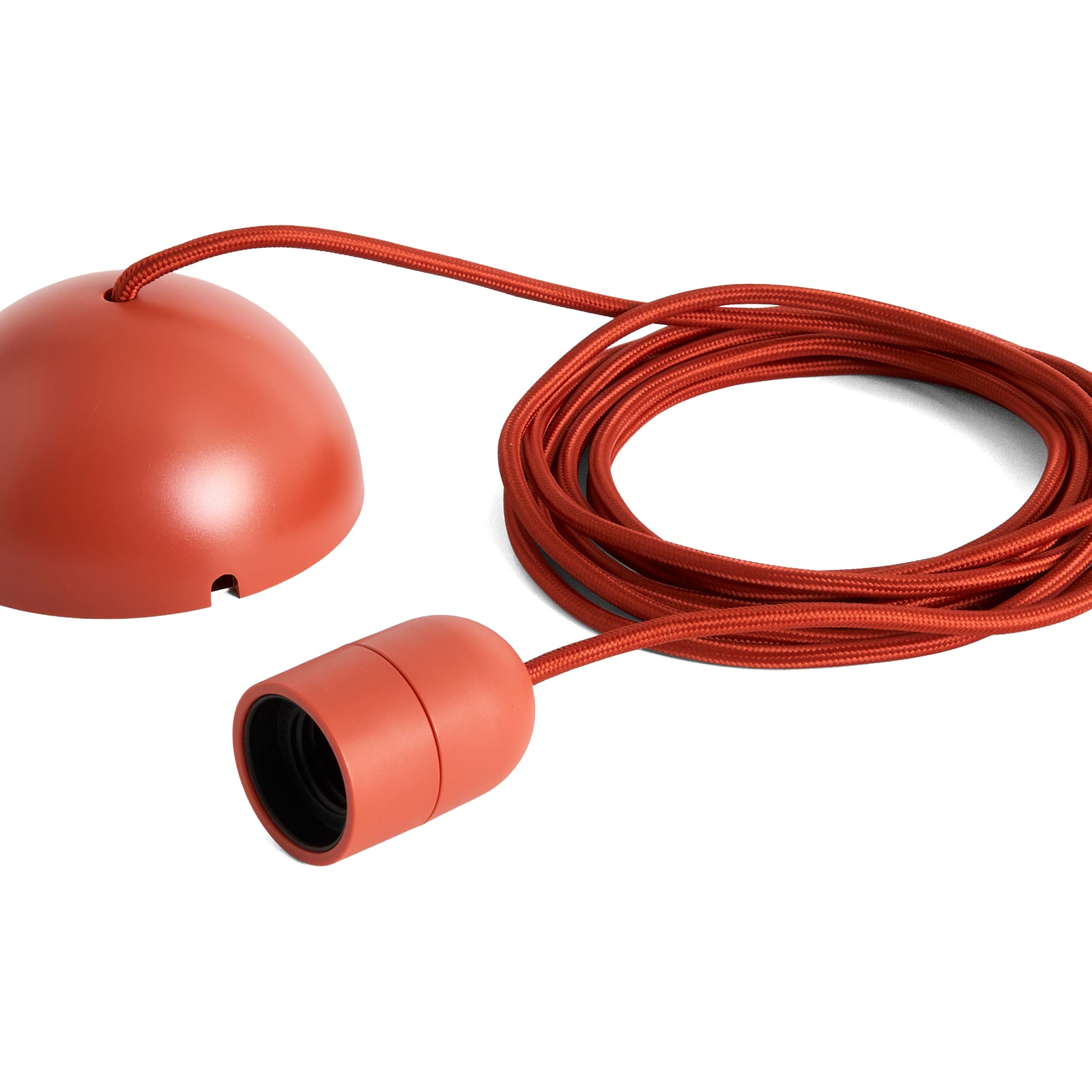 Common Pendant Light Cord Set in Rusty Red 