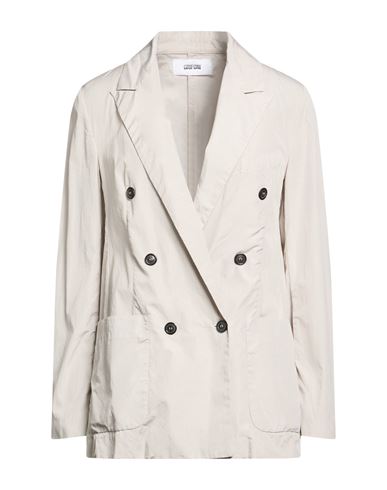 Woman Blazer Light grey Size 2 Cotton