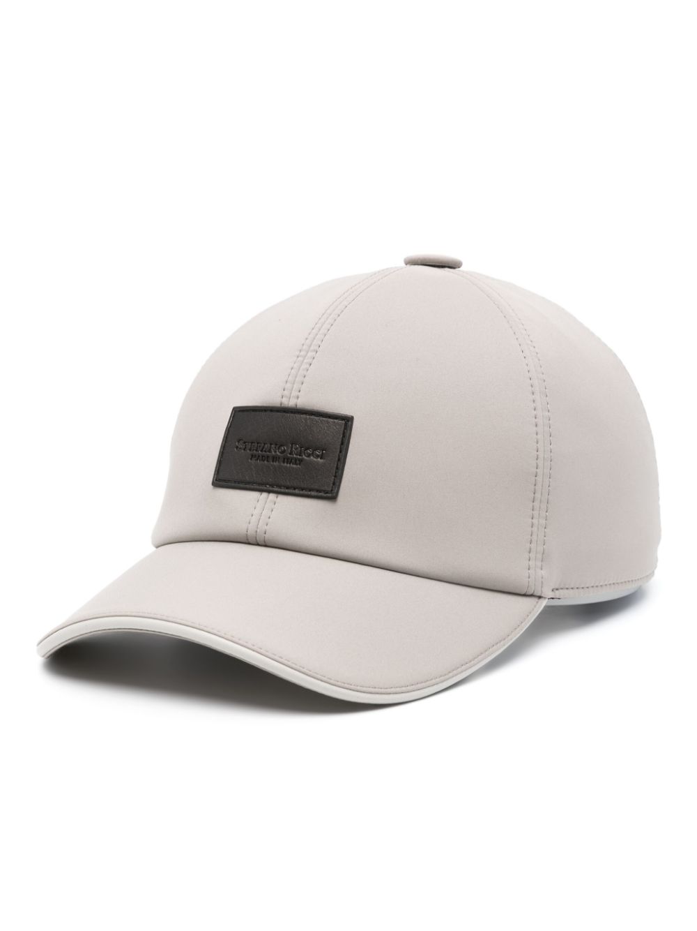 Logo-Patch Baseball Cap — Almond Beige