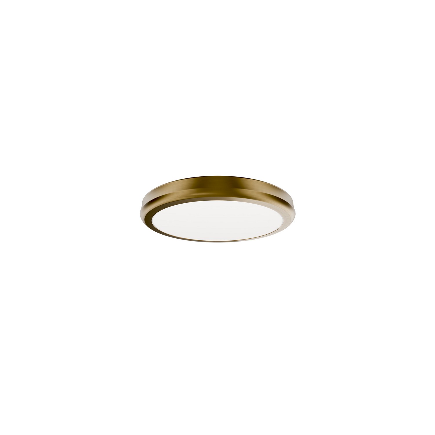 Aged Brass LED Flush Mount from the Parthenon Collection