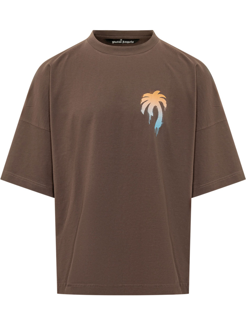 Dark Brown Crew Neck T-Shirt