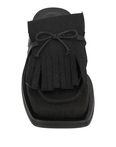 Woman Mules & Clogs Black Size 5 Textile fibers