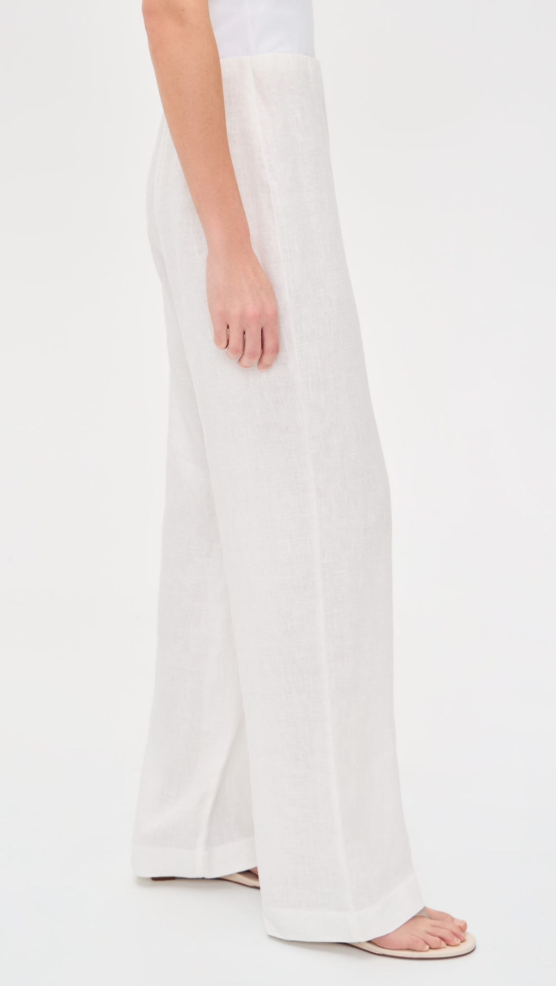 Andrine Linen Pants White