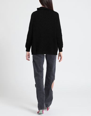 Woman Turtleneck Black Size M Acrylic, Viscose, Wool, Alpaca wool