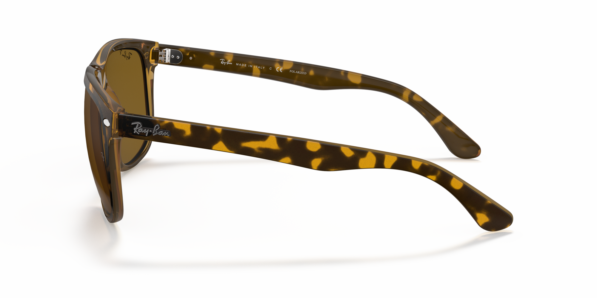 Ray - Ban Man Ray - Ban RB4147 BOYFRIEND 710/57 Sunglasses Nylon Turtle Brown Squared Polarized