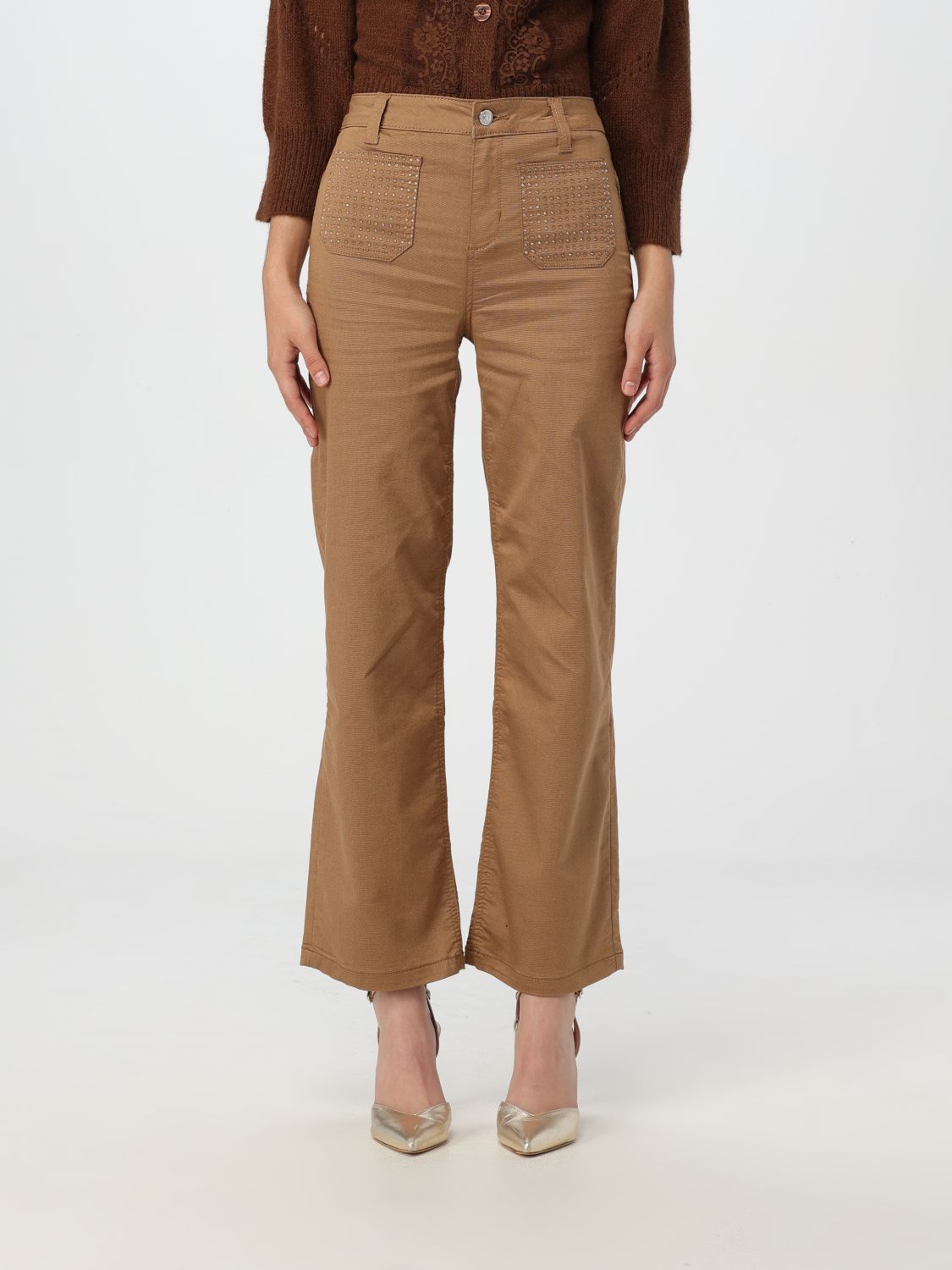Pants Woman color Sand