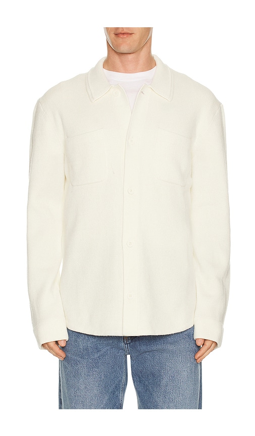 PAIGE Mason Sweater Shirt in Ivory. - L also in M, S, XL/1X, XXL/2X