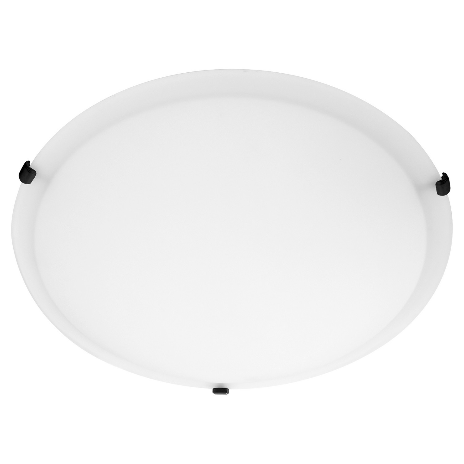 Matte Black Four Light Ceiling Mount from the Satin Ceiling Mounts Collection