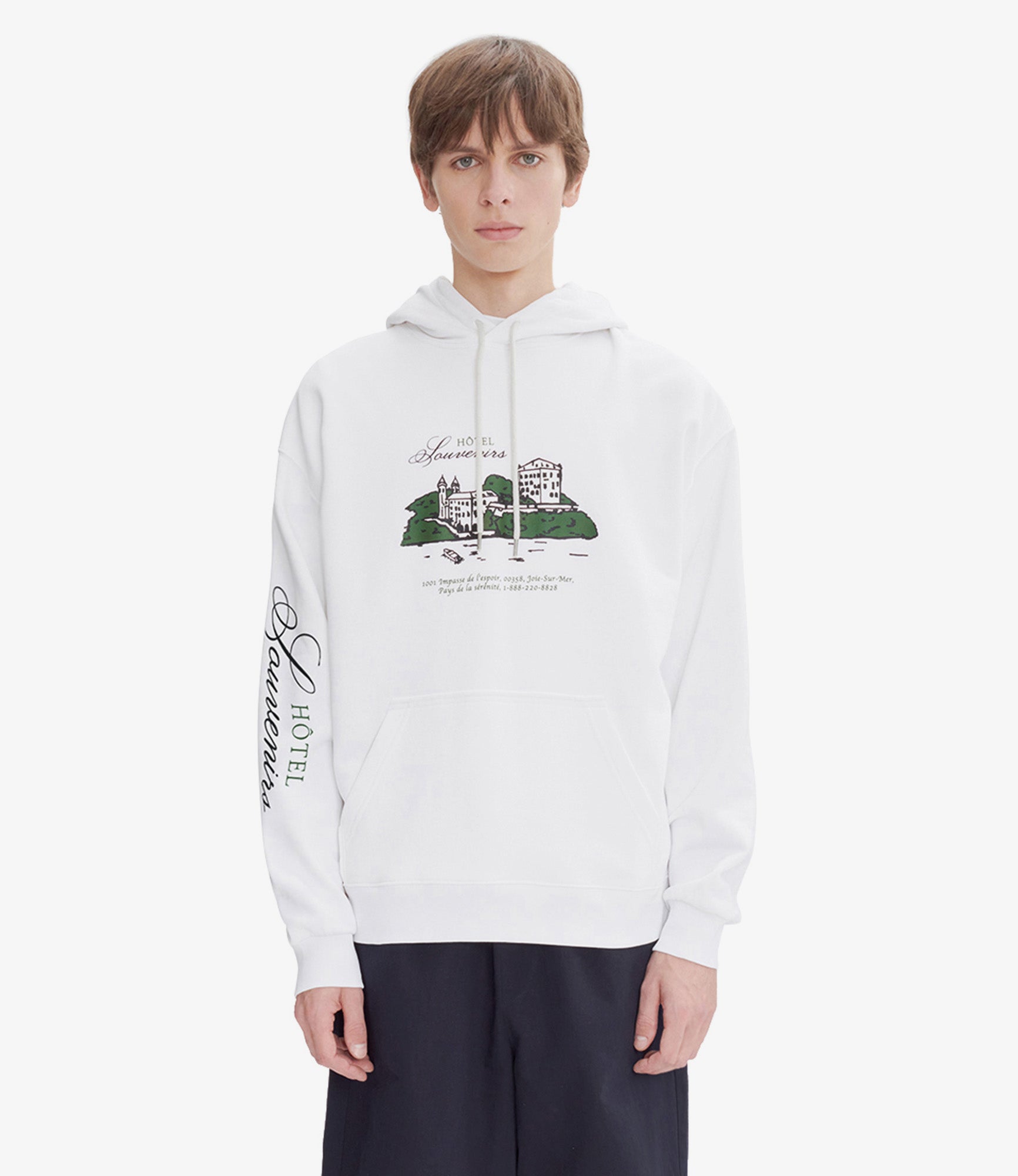 A. P.C. Hotel JJJJound hoodie (M) XS AAB - White