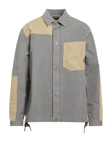 Man Shirt Military green Size L Elastomultiester, Recycled polyester