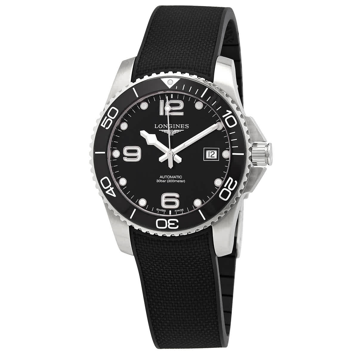 Hydroconquest Automatic Black Dial 41 mm Mens Watch L37814569