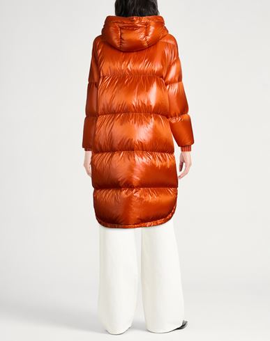 Woman Puffer Orange Size 4 Polyamide, Wool, Viscose, Metallic fiber, Elastane