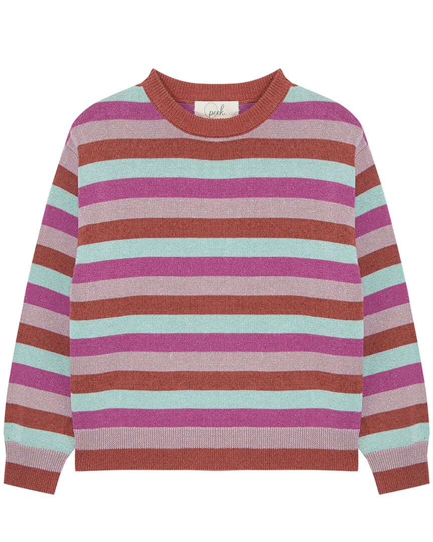 Metallic Stripe Sweater